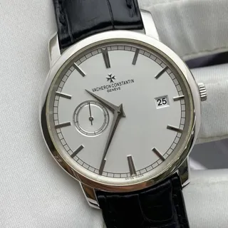 Vacheron Constantin Traditionnelle 87172/000G-9301 38mm White gold Silver