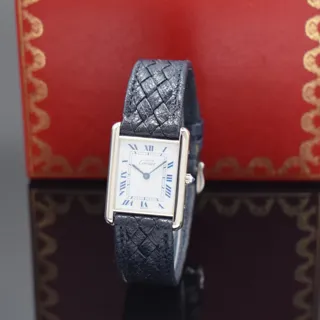 Cartier Tank 681006 31mm Silver White