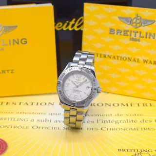 Breitling Colt A57350 34mm Stainless steel Silver