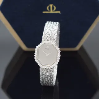 Baume & Mercier 18k white gold Silver