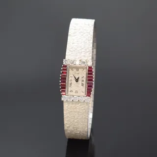 Piaget 3876 A6 18k white gold Silver