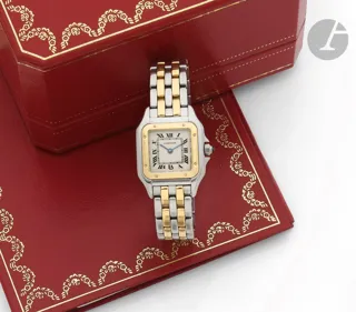 Cartier Panthère 1120 30mm Stainless steel and 18k yellow gold Silver