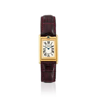 Cartier Tank Basculante 2391 25mm 18k yellow gold