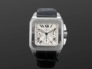 Cartier Santos 100 XL 2740 Stainless steel Cream