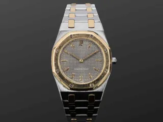 Audemars Piguet Royal Oak Lady Stainless steel and 18k yellow gold Gray