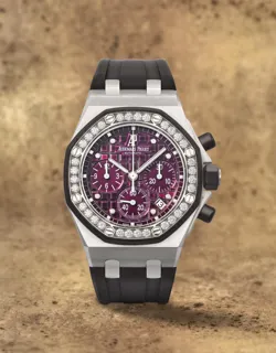 Audemars Piguet Royal Oak Offshore 26048SK.ZZ.D066CA.01 37mm Stainless steel and Rubber Purple