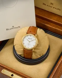 Blancpain Répétition Minutes 33mm 18k yellow gold White