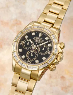 Rolex Daytona 116568BR 18k yellow gold Black