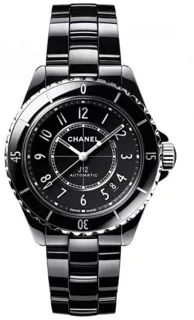 Chanel J12 H5697 Black ceramic Black