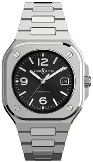 Bell & Ross Instruments BR05A-BL-ST/SST Stainless steel Black