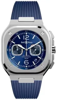 Bell & Ross Urban BR05C-BU-ST/SRB Stainless steel Blue