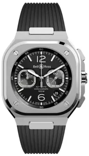 Bell & Ross Urban BR05C-BL-ST/SRB Stainless steel Black