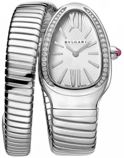 Bulgari Serpenti Tubogas 101816 35mm Stainless steel Opal