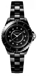 Chanel J12 NOIRE H5701 Ceramic and Stainless steel Black