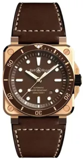 Bell & Ross Instruments BR0392-D-BR-BR/SCA Bronze Brown