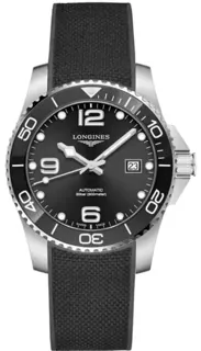 Longines HydroConquest L3.781.4.56.9 41mm Stainless steel Black