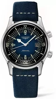 Longines Heritage L37744902 42mm Stainless steel Blue