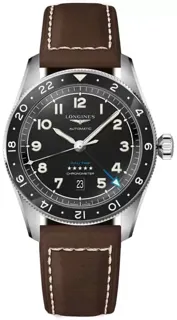 Longines Spirit L38124532 42mm Stainless steel Black