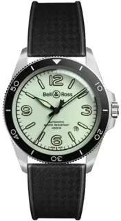 Bell & Ross Vintage BRV292-LUM-ST/SRB Stainless steel Green