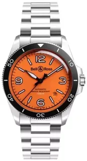 Bell & Ross Vintage BRV292-O-ST/SST Stainless steel orange