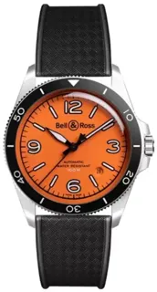 Bell & Ross Vintage BRV292-O-ST/SRB Stainless steel Orange