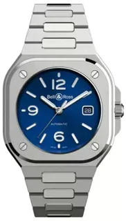 Bell & Ross Instruments BR05A-BLU-ST/SST Stainless steel blue sunlu00e9