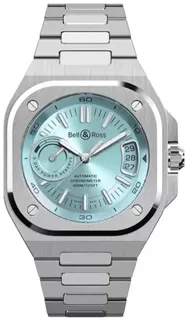 Bell & Ross Instruments BRX5R-IB-ST/SST Stainless steel sunny ice blue