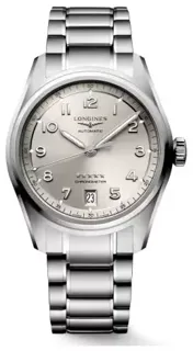 Longines Spirit L3.410.4.63.6 37mm Stainless steel Champagne