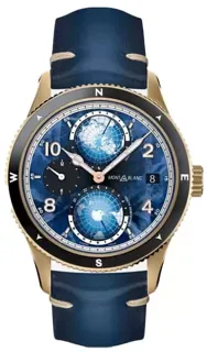 Montblanc 1858 Geosphere 0 Oxygen 129415 Bronze Blue