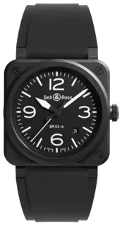 Bell & Ross Instruments BR03A-BL-CE/SRB Black ceramic Black