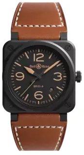 Bell & Ross Instruments BR03A-HER-CE/SCA Black ceramic Black