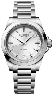 Longines Conquest L34304726 34mm Stainless steel Silver