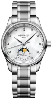 Longines Master Collection L2.409.4.87.6 34mm Stainless steel White