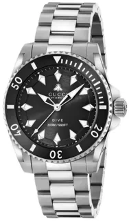 Gucci Dive 750547 I1600 8489 Stainless steel noir