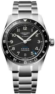 Longines Spirit L38024536 39mm Stainless steel Black