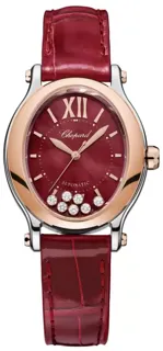 Chopard Happy Sport 278602-6006 Rose gold and Stainless steel White