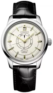 Longines Conquest L1.648.4.78.2 38mm Stainless steel Champagne