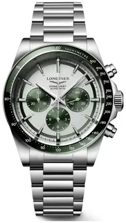 Longines Conquest L3.835.4.02.6 42mm Stainless steel Green and Silver