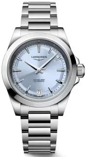 Longines Conquest L3.430.4.92.6 34mm Stainless steel blue sunlu00e9