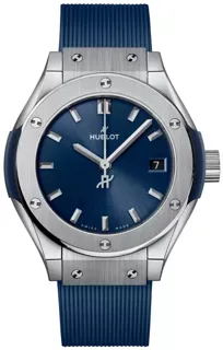 Hublot Classic 591.NX.7170.RX 29mm Titanium Blue