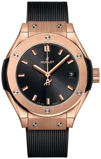 Hublot Classic 591.OX.1480.RX 29mm Yellow gold Black