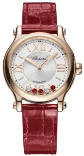 Chopard Happy Sport 275378-5011 33mm Rose gold Silver