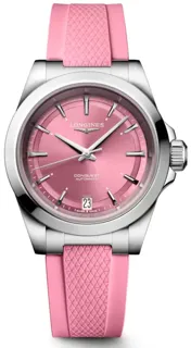 Longines Conquest L3.430.4.99.9 34mm Stainless steel Pink