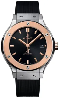 Hublot Classic 565.NO.1480.RX 38mm Titanium Black