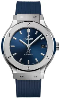 Hublot Classic Fusion 565.NX.7170.RX 38mm Titanium Blue