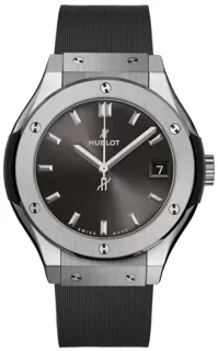 Hublot Classic Fusion 581.NX.7071.RX 33mm Titanium Gray