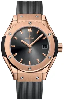 Hublot Classic 591.OX.7080.RX 29mm Yellow gold Gray