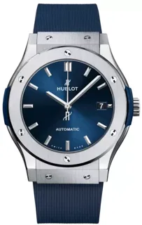 Hublot Classic Fusion 511.NX.7170.RX 45mm Titanium Blue