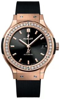 Hublot Classic 565.OX.1480.RX.1204 38mm Yellow gold Black