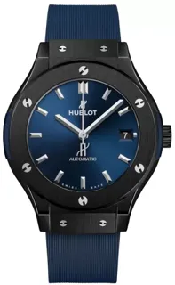 Hublot Classic Fusion 565.CM.7170.RX 38mm Black ceramic Blue